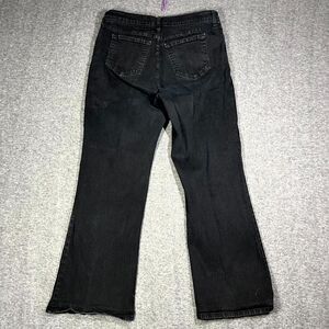 Vintage NYDJ Not Your Daughter Jeans Tummy Tuck Jeans stretch Flare Black Sz 16P